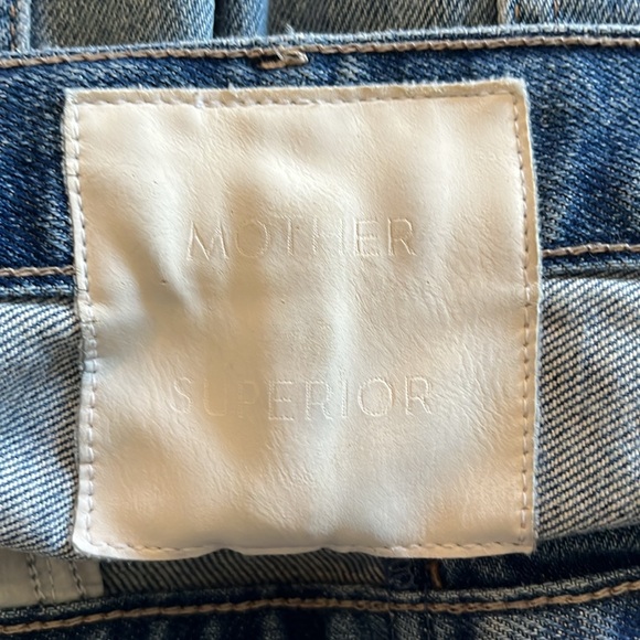 MOTHER Superior The XYZ Saint-Distressed Jeans EUC- size 29 - Picture 12 of 16